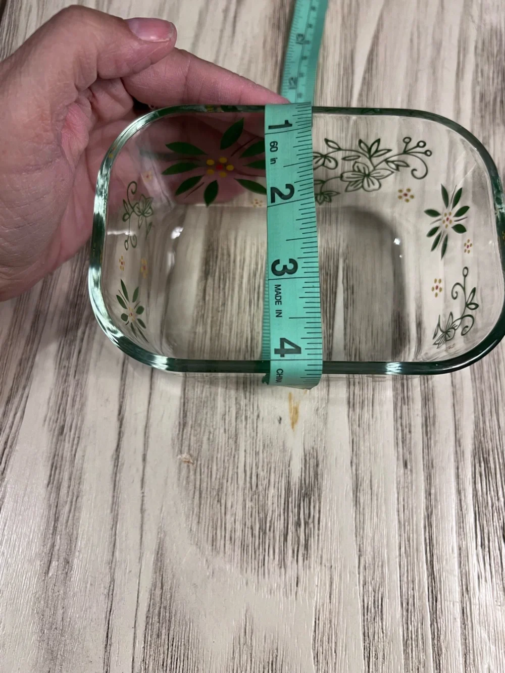Temp-tations Old World Poinsettia 3 Pc Glass Storage Set Vented Lids